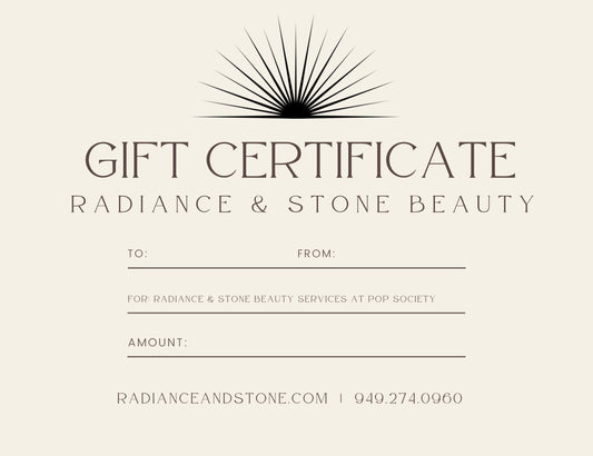 Radiance and Stone Gift Card